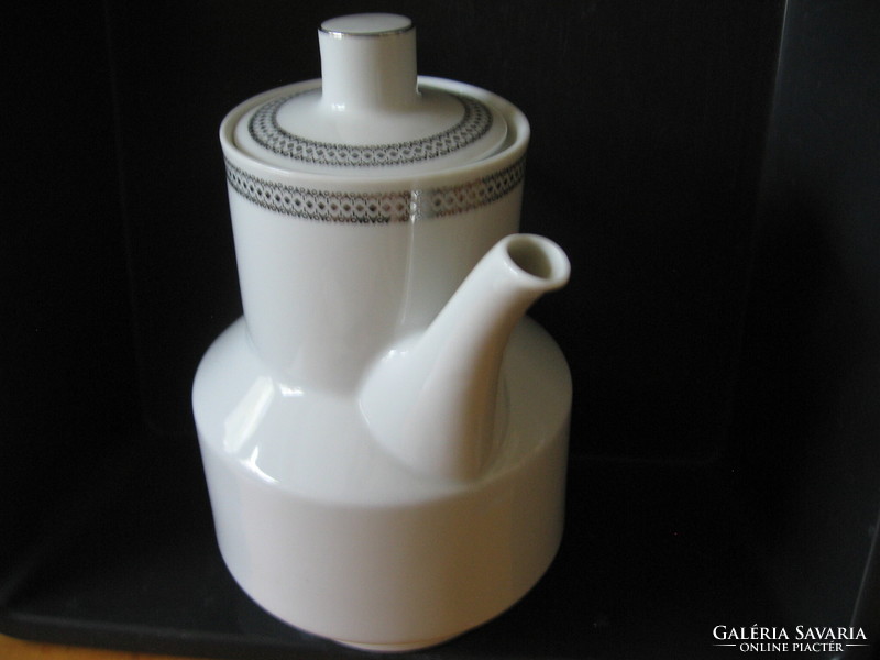 Retro silver decorated teapot, coffee pot, jug, winterling markleuthen