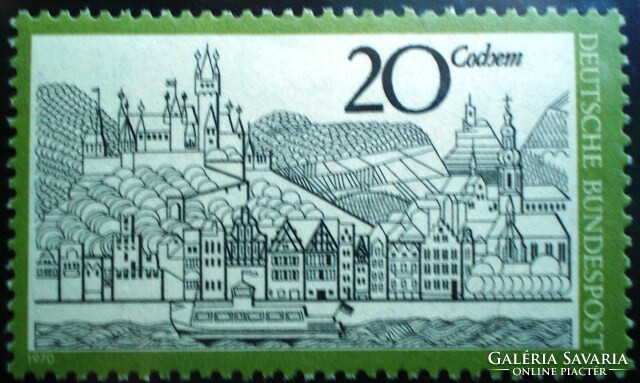 N649 / Germany 1970 tourism stamp postal clear