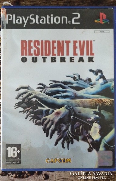 PS2 game resident evil outbreak