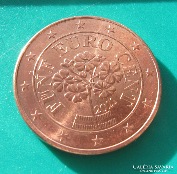 Ausztria – 5 euro cent – 2021 -  Kankalin