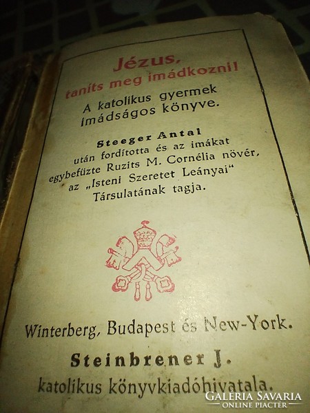 Antique prayer book