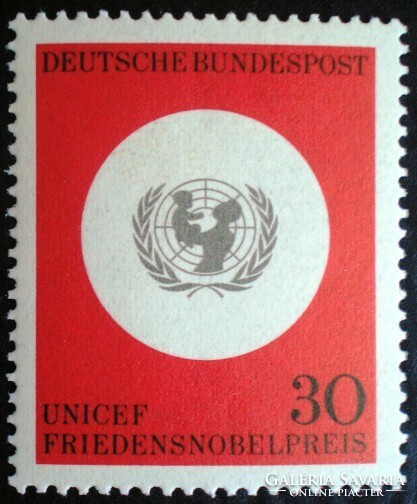 N527 / Germany 1966 umicef stamp postal clear
