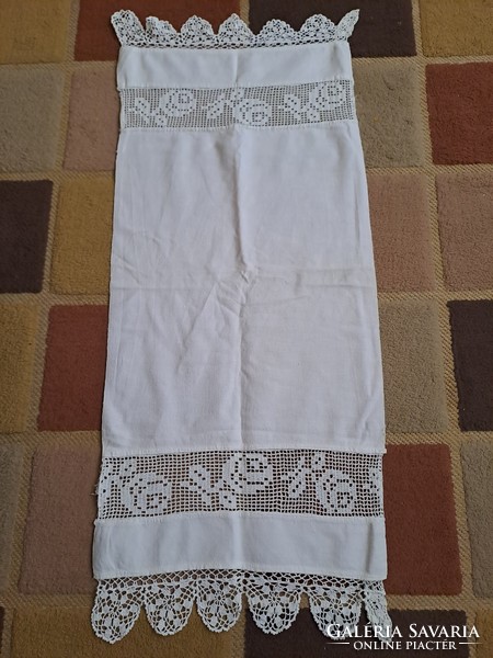 Retro - large lace tablecloth, towel
