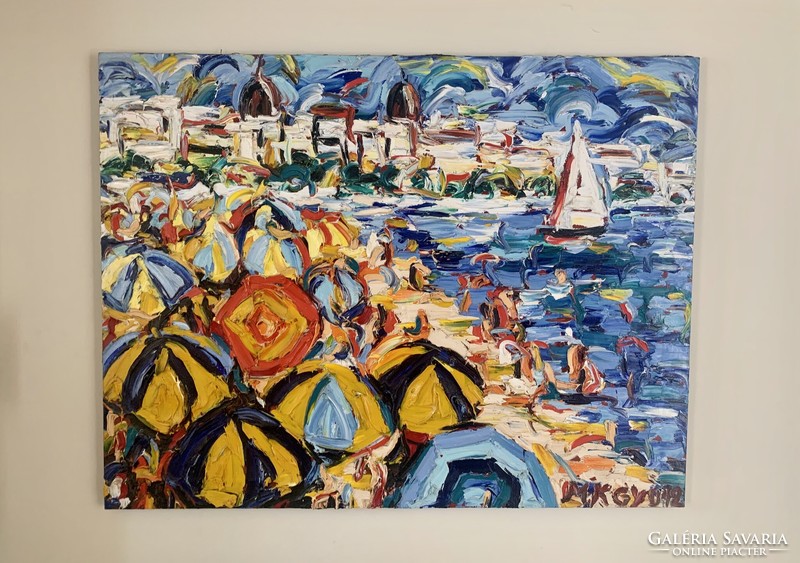 Medgyessy-Kovács Gyula Cote d’ Azur, nagy méret!