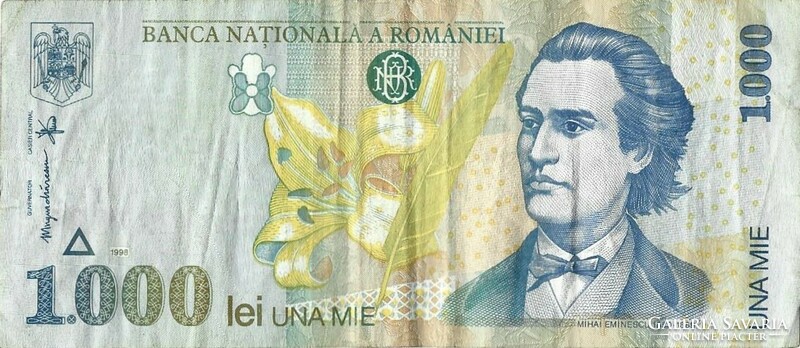 1000 lei 1998 Románia 2.