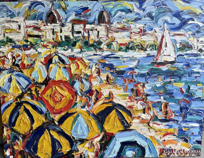 Medgyessy-Kovács Gyula Cote d’ Azur, nagy méret!