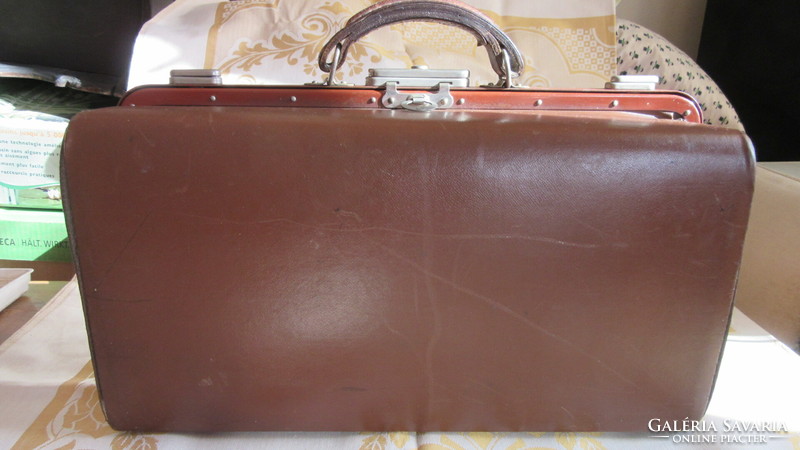 Retro leather square travel (?) Bag