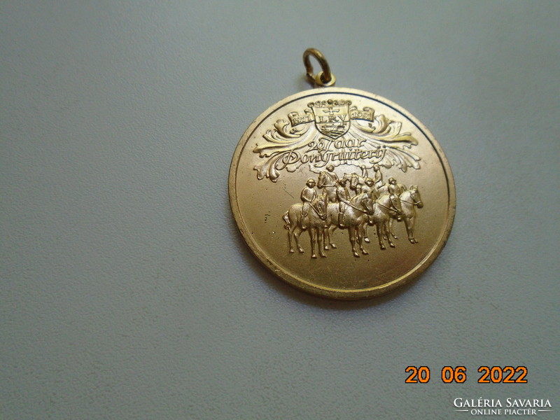 1991 Lrv national equestrian association gilded bronze pony regional competition commemorative medallion Belgium