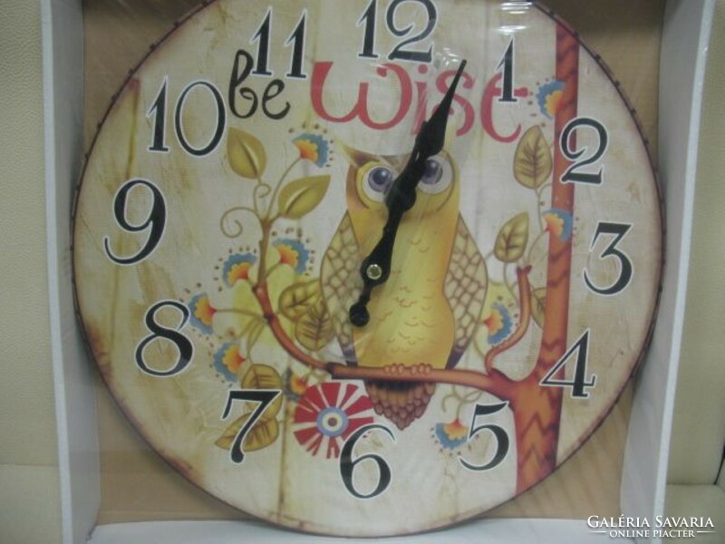 Wall clock with owl (1522)