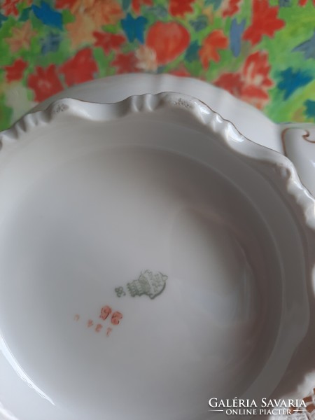 Zsolnay porcelán kanna, kiöntő teás, fedö nélkül hibátlan