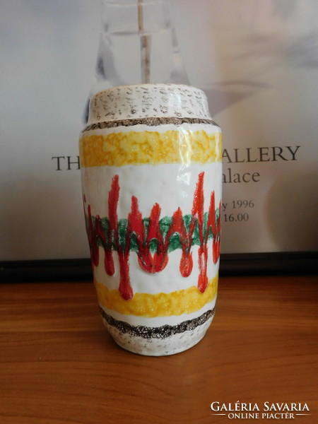 Scheurich mid century ceramic vase 15 cm