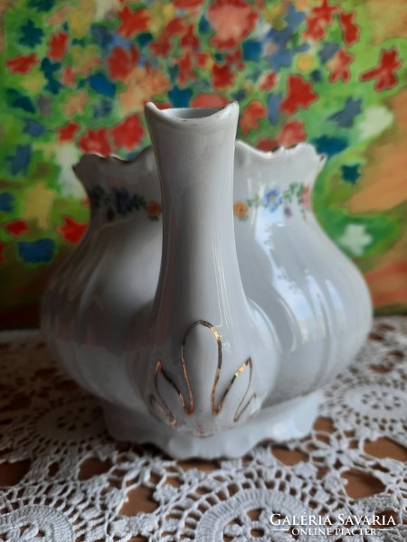 Zsolnay porcelán kanna, kiöntő teás, fedö nélkül hibátlan