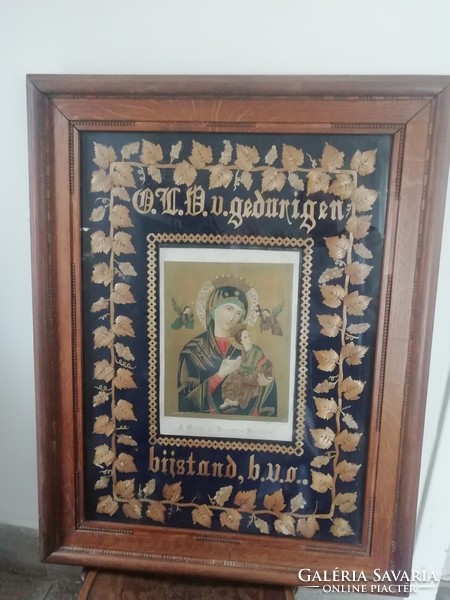 Antique large-scale holy image, monastery - lock work?