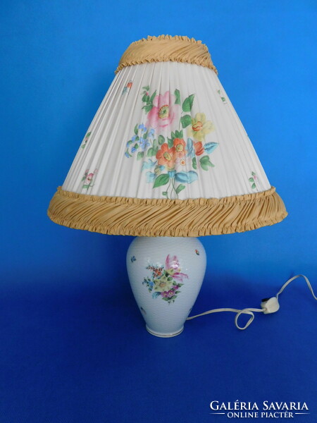 Herend bouquet de saxe pattern lamp