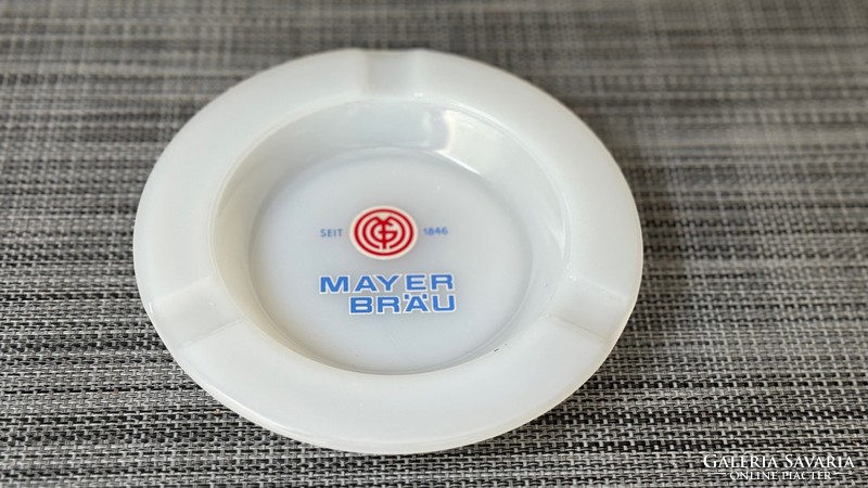 Mayer Bräu német sörfőzde tejüveg hamutál