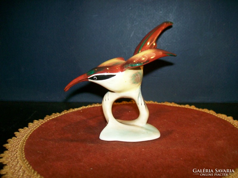 Old aqvincum bird figure 11 cm high, 16/6 cm