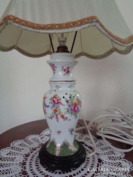 Antique porcelain table lamp