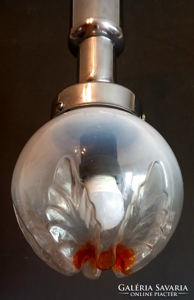 Vintage Mazzega design króm mennyezeti lámpa ALKUDHATÓ
