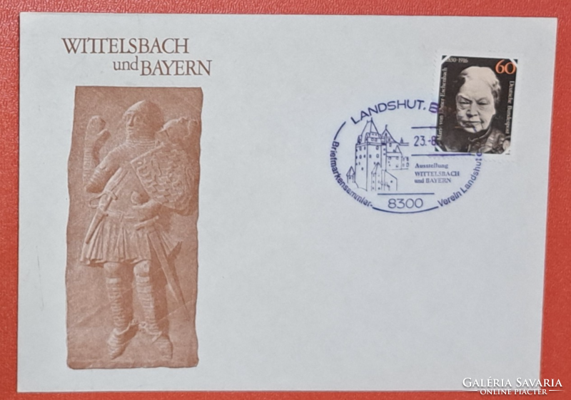 Stamped envelope, Germany, ran