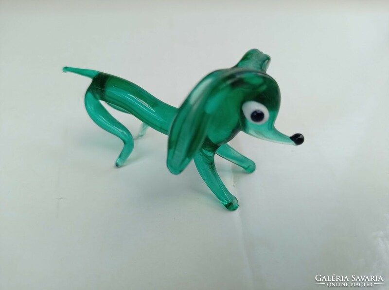 Murano glass dog mini