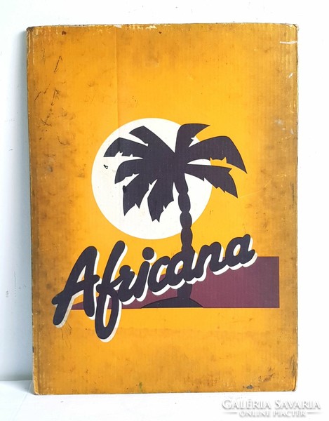 Africana chocolate advertisement board 60.5X44.5Cm