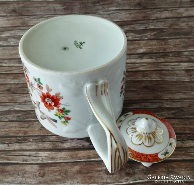 VISTA ALEGRE 'MAGNOLIA' FINOM PORTUGÁL PORCELÁN TEÁS VAGY KÁVÉS KANNA KIÖNTŐ