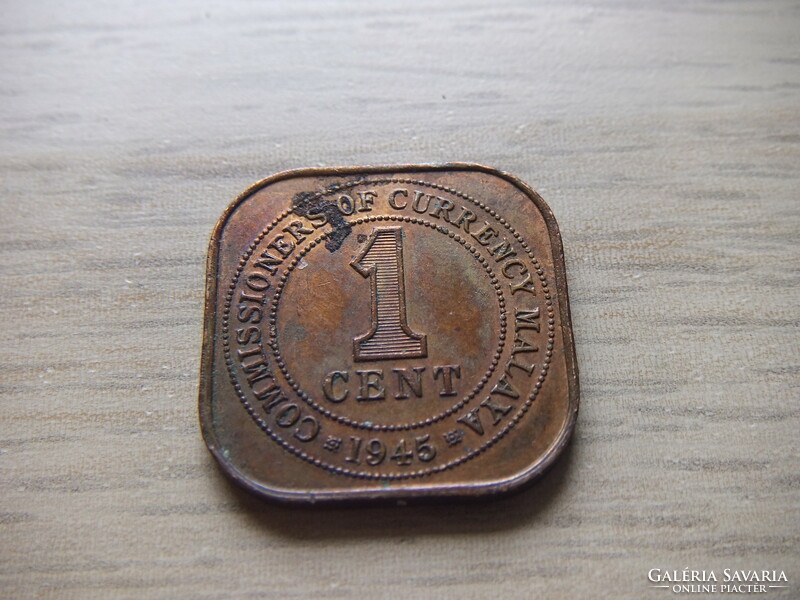 Malaya 1 Cent 1945