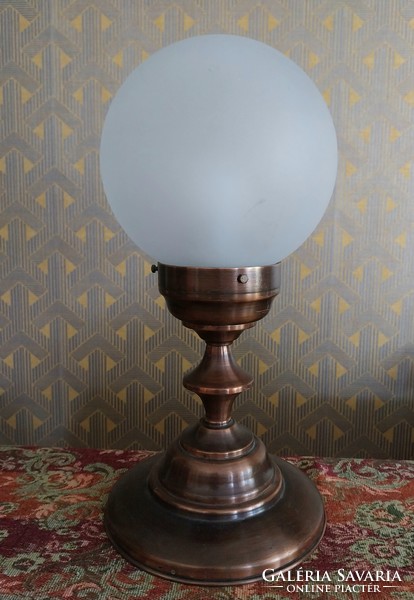 Copper, retro table lamp!