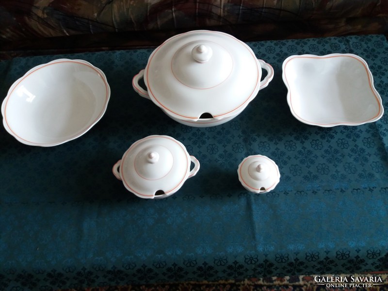 For sale: a very nice 8-person, marked, KPM antique German tableware, in perfect, well-kept condition.