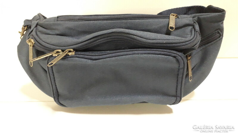 Dark blue, retro belt bag, 