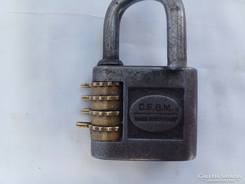Sul German old rare combination lock in mint condition.