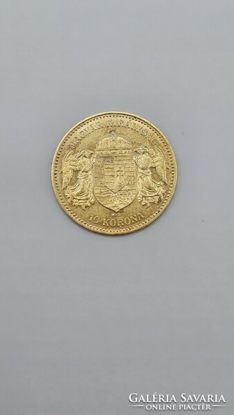 Ferencz József 10 korona aranyérme 1908