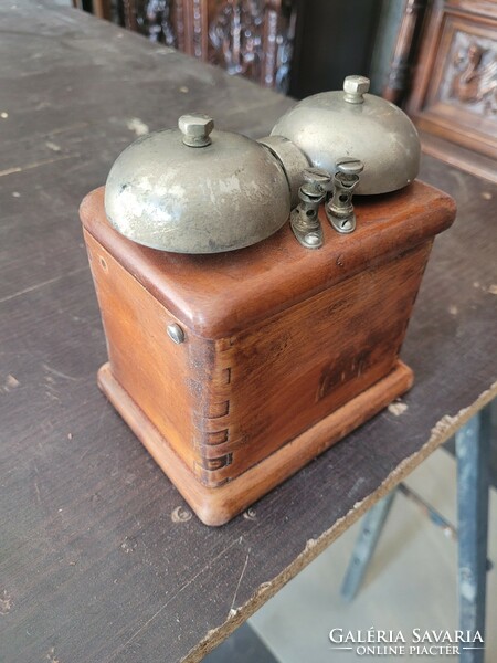 Antique telephone bell, school bell, apartment bell