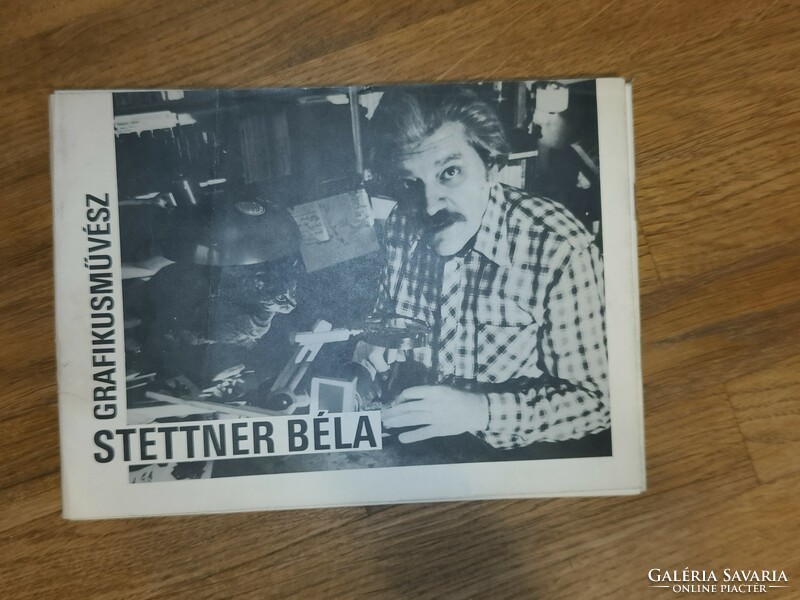 Stettner Béla grafikus kiállítás meghívója/1978