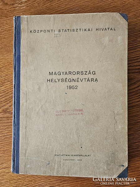 Magyarország helységnévtára 1952