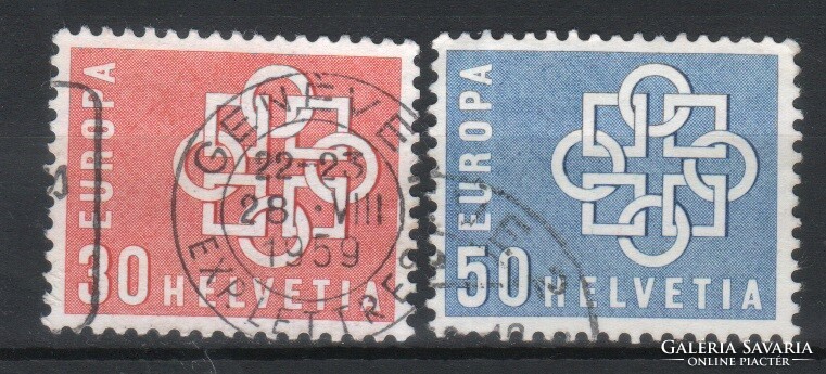 Svájc 1998 Mi 679-680     2,00 Euró