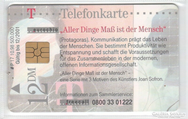 Foreign phone card 0103 (German)