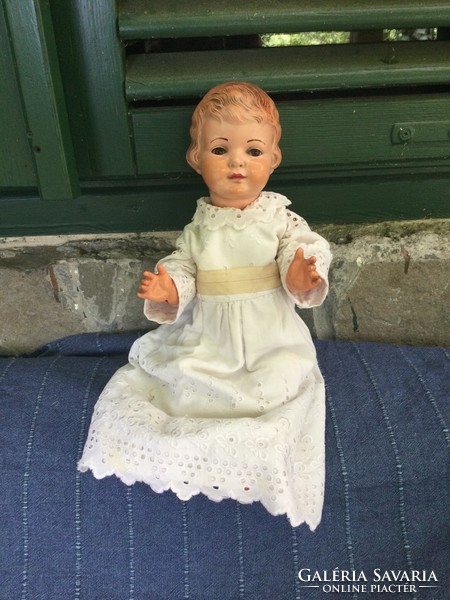 Lovely old oversized damaged rubber doll