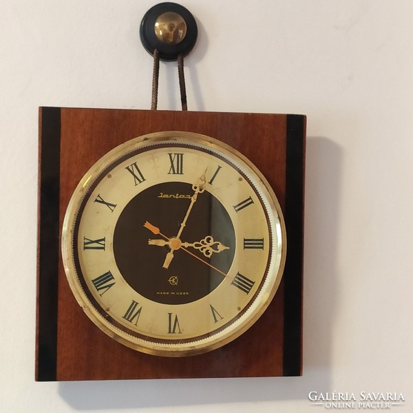 Jantar retro Russian clock, wall clock