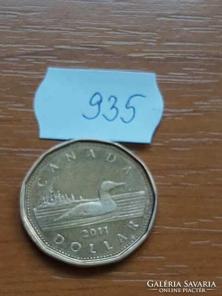 Canada $1 2011 Nickel Bronze, ii. Queen Elizabeth, ice diver 935