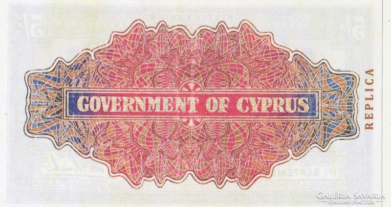 Ciprus 5 ciprusi schilling 1952 REPLIKA