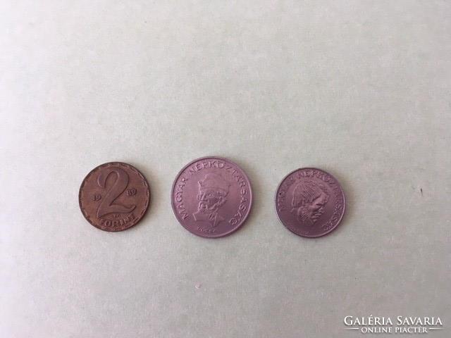 20 forint 5 forint 2 forint pénzérme 1989.