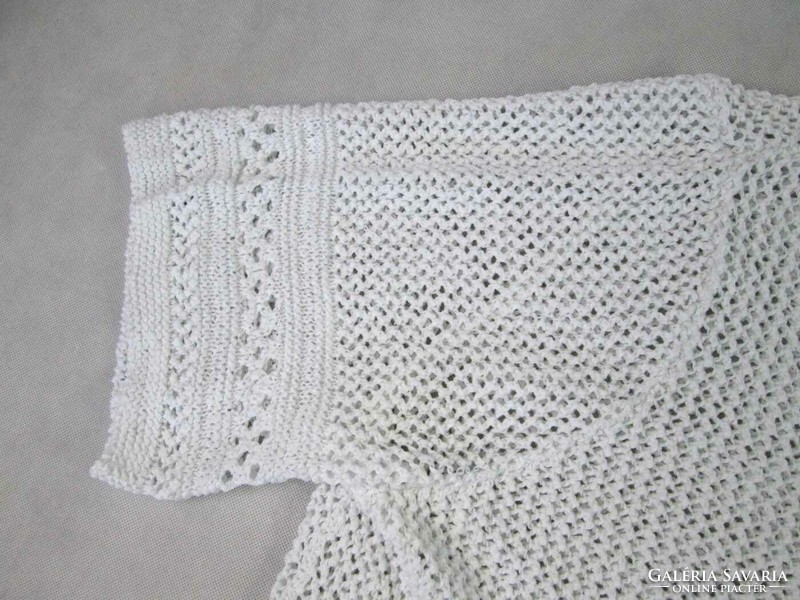EREDETI ULLA POPKEN (4XL / 5XL) RÖVID UJJÚ NŐI KÖNNYED HORGOLT FELSŐ