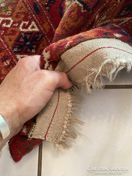 Antik Türkmén Tekke Futó Szőnyeg 75x260