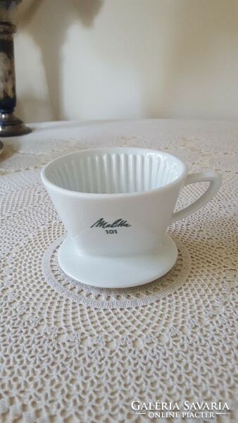 Melitta 101 porcelán teaszűrő,filtertartó