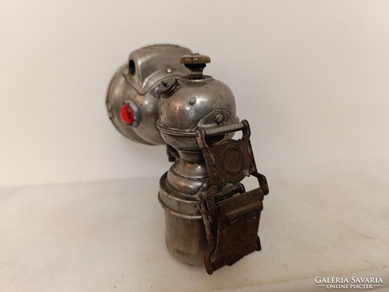 Antik bicikli lámpa Alte Fahrradlampe Bicycle Lamp karbid kerékpár gyűjtemény 324 9089