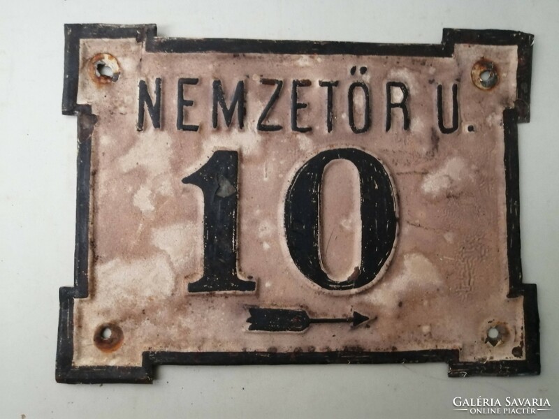 ANTIK UTCA- ÉS HÁZSZÁM  -  NEMZETŐR U. 10