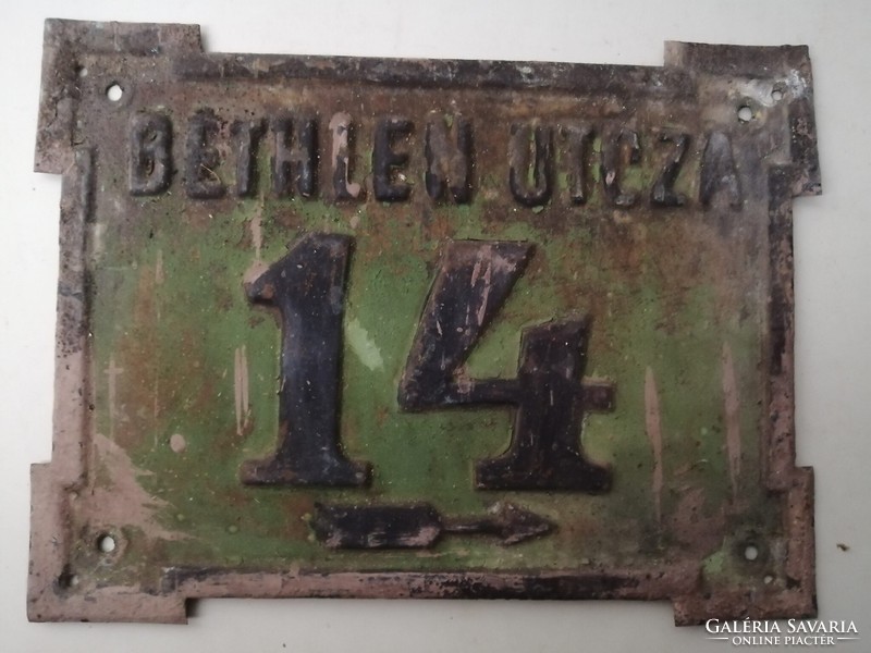ANTIK UTCA- ÉS HÁZSZÁM  -  BETHLEN UTCZA 14