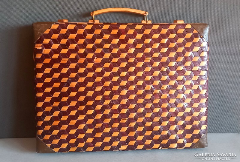 Vintage Opart rattan  kézzel készített táska ALKUDHATÓ design