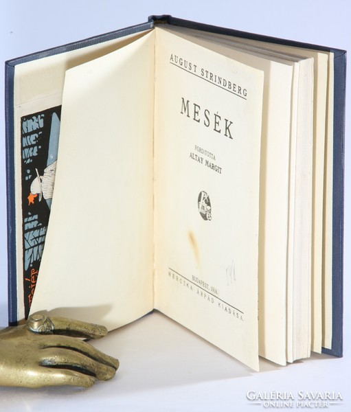 1918 - August Strindberg  -Mesék - Bibliofil példány gyönyörű szecessziós ex libris !!